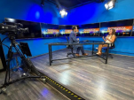 Karina Reyes en los estudios de Canal 16,  Antofagasta TV