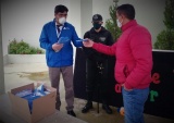 El Defensor Regional, Claudio Aspe, entreg&oacute; las mascarillas a los internos monitores COVID 19