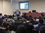 El Defensor Regional del Maule, Jos&eacute; Luis Craig, expuso sobre el Proyecto Inocentes ante casi un centenar de personas, 