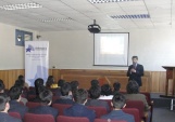 El defensor juvenil Felipe Ahrens instruy&oacute; a los estudiantes sobre la Responsabilidad Penal Adolescente