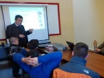 Una charla sobre sanciones penales y ley de responsabilidad penal adolescente ofreci&oacute; el abogado Didier Torres a j&oacute;venes privados de libertad.