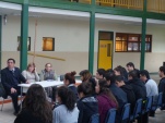 La charla de Paula Garc&iacute;a sirvi&oacute; a los estudiantes de Puerto Williams para informarse sobre sus derechos.