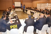 Jefes y subjefes de la PDI regional conocieron la misi&oacute;n de la DPP y el proyecto Inocentes