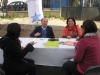 El jefe de la Unidad de Estudios de la DPP de Valpara&iacute;so, Carlos Henr&iacute;quez, y la asistente social Carol Gonz&aacute;lez atendieron el m&oacute;dulo institucional.