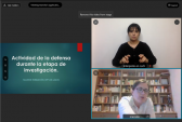 El taller cont&oacute; con el apoyo de la int&eacute;rprete en Lengua de Se&ntilde;as Chilena, Alicia Collao. 
