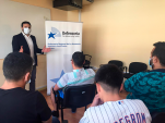 El defensor y coordinador de la UDPJ, Lu&iacute;s Acu&ntilde;a, se reuni&oacute;n con los j&oacute;venes que actualmente se encuentran en el CIP-CRC Cholchol.