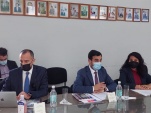 Defensor Regional (S) Sergio Zenteno, junto al Ministro de Justicia (S) Jaime Gajardo.