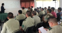 El profesional de la Unidad de Estudios, Luciano Cisternas, abord&oacute; el Proyecto Inocentes con Carabineros de Tocopilla