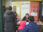 La defensora penitenciaria Tamara Farrah atendi&oacute; a veintid&oacute;s mujeres en el patio de la secci&oacute;n femenina de la c&aacute;rcel de Valpara&iacute;so