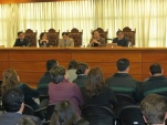 El abogado Jaime Venegas expuso en la Corte de Apelaciones de Talca en un seminario sobre el juez de ejecuci&oacute;n de penas. 