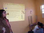 La defensora juvenil Paula Bernal  se reuni&oacute; con los jovenes internos en el CIP CRC