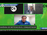 Cristian Sleman, Jefe de la Unidad de estudios, conversa con el periodista Jos&eacute; Sep&uacute;lveda durante entrevista en radio El Conquistador 