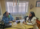 La Defensora convers&oacute; en el bloque matinal de la radio.