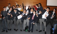 Alumnos de la Academia de Debate del Instituto Nacional participaron en juicios simulados supervisados por defensores RPA 