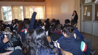 De un centenar de estudiantes una importante cantidad hab&iacute;a sido controlado preventivamente por carabineros.