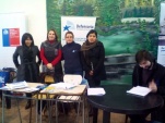 Todo el equipo de la DPP Angol, junto a la Sermi de Justicia Claudia Lecerf