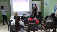El equipo de Defensa Penitenciaria de Calama y Tocopilla en charla de lactantes