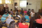 Frente a 40 internas e internos de la c&aacute;rcel de Santa Cruz, el Defensor Regional de O'Higgins realiz&oacute; su cuenta participativa.