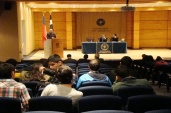 La actividad se realiz&oacute; en el campus Las Tres Pascualas de Concepci&oacute;n, donde expuso el Defensor Regional.