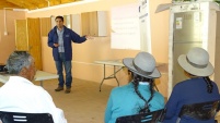 El defensor local jefe de Calama se reunion con la comunidad de Caspana