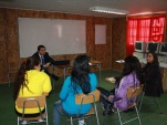 Las tres internas del penal de Copiap&oacute; que tienen hijos menores de un a&ntilde;o asistieron a la charla.