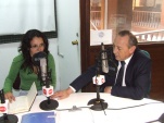 Defensor Regional difundiendo el proceso de licitaciones en la Radio Digital FM. 