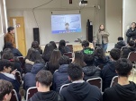 Las y los estudiantes conocieron aspectos relevantes de la ley penal adolescente.