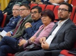 El Defensor Regional de Tarapac&aacute; (el segundo, de izquierda a derecha), junto a las autoridades presentes, en un momento de la jornada.