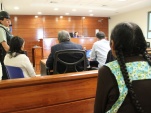 Defensores Penales P&uacute;blicos en la audiencia de revisi&oacute;n de prisi&oacute;n preventiva por la causa de infanticidio en Arica