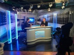 Defensor Regional, Claudio G&aacute;lvez Giordano en el programa &ldquo;Arica Informa", junto al comunicador audiovisual Luis Mendoza.