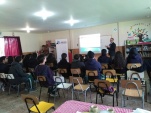 Defensor Regional Renato Gonz&aacute;lez expone a adolescentes sobre Proyecto Inocentes