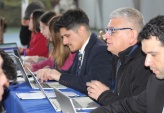 Todo un equipo multidisciplinario de la Defensor&iacute;a en &Ntilde;uble a cargo del Defensor Regional Maro Montero realizando atenciones al interior de la c&aacute;rcel 