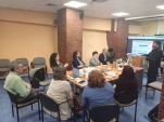 Los asistentes agradecieron el taller a los expositores.