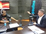 El Defensor Regional de Tarapac&aacute; entrevistado por Cristian N&uacute;&ntilde;ez, en los estudios de Radio Paulina de Iquique