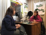 Mar&iacute;a Soledad Llorente en Radio Pudeto, de Ancud.