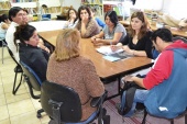 M&aacute;s de una hora dur&oacute; la reuni&oacute;n entre la facilitadora intercultural y las organizaciones ind&iacute;genas de Salamanca