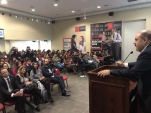 el Defensor Regional del Maule, Jos&eacute; Luis Craig, en su intervenci&oacute;n durante el Congreso sobre Responsabilidad Penal Adolescente.