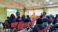 Un importante n&uacute;mero de alumnos particip&oacute; en esta charla de difusi&oacute;n