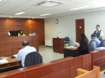 La jefa de la Unidad de Estudios de la DPP de Los Lagos durante la audiencia. 