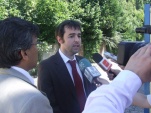 El defensor penal p&uacute;blico Cristi&aacute;n Rozas postul&oacute; que su representado estaba en otro lugar cuando se cometi&oacute; el delito.