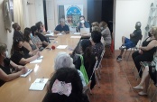 El defensor Local Jefe de Colina Carlos Garc&iacute;a expone el plan de integraci&oacute;n de la DRMN con la comunidad de Colina.