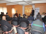 La charla realizada por el Defensor Local
