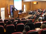 El Defensor Nacional Andr&eacute;s Mahnke inaugur&oacute; un seminario sobre condiciones carcelarias en Chile, en la U. de Talca.