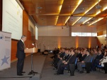 Los invitados a la cuenta p&uacute;blica 2012 no s&oacute;lo repletaron el auditorio del CJS, sino que valoraron el discurso de Georgy Schubert.