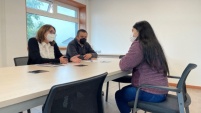 El resultado del proceso fue informado a la joven por Soledad Llorente y Boris Hrzic