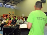Con emotivas palabras los beneficiarios del proyecto describieron la experiencia.