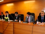 Georgy Schubert (derecha) durante su intervenci&oacute;n en el seminario internacional organizado por la Red Latinoamericana de Jueces.