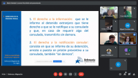 La actividad se realiz&oacute; v&iacute;a Google Meet, y convoc&oacute; a casi 80 personas. 