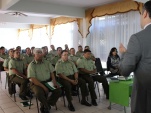 Defensor Penal, exponiendo sobre Defensa Penal Ind&iacute;gena en Seminario de Carabineros en Arica