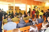 Importante presencia de prensa y p&uacute;blico tuvo la primera audiencia de este juicio oral que se extender&iacute;a por tres semanas